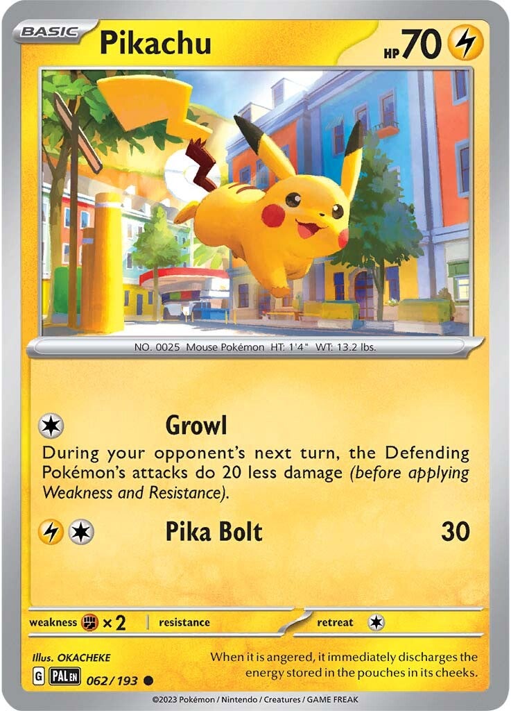 Pikachu (062/193) [Scarlet & Violet: Paldea Evolved]