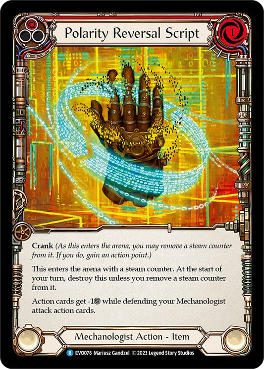 Polarity Reversal Script [EVO078] (Bright Lights)  Rainbow Foil