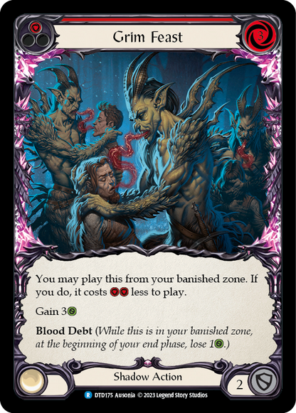 Grim Feast (Red) [DTD175] (Dusk Till Dawn)  Rainbow Foil