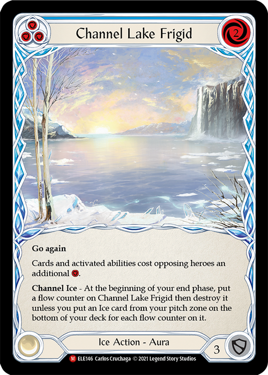 Channel Lake Frigid [ELE146] (Tales of Aria)  1st Edition Rainbow Foil