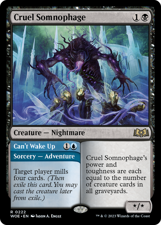 Cruel Somnophage // Can't Wake Up [Wilds of Eldraine]